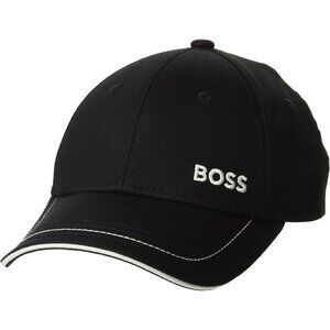 Boss Men's Black Coal Imported Bold Logo Twill Baseball Classic Cap